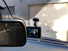 Garmin Dash Cam 55 - View from driver seat
