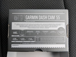 Garmin Dash Cam 55 - Rear of box