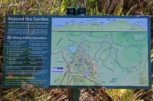 Map in Kirstenbosch Gardens