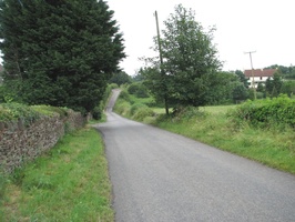 Country lane, Winterbourne, England