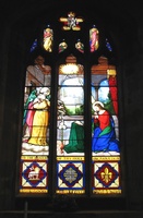 Window at Parish Church of St Peter, Frampton Cotterell, England