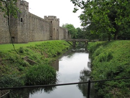 Side of Cardiff Castle, Wales