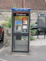 Telephone at Tintern Abbey