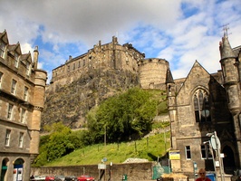 View from below Edinburgh Castle