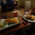 Our pub lunch at Ye Olde Cheshire Cheese pub