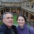 Us at the Roman Baths in Bath