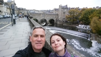 Us in Bath in England