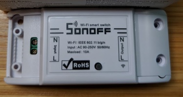 Sonoff Wifi Smart Switch handles up to 10A