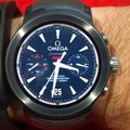 LG Watch Sport - Omega Seamaster GMT face