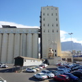 The grain silo building in 2009