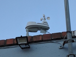 My Acurite 5-in-1 Professional Weather Center all mounted and operating