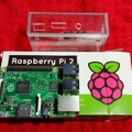 My new Raspberry Pi 2 with a clear case