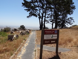 Start of the wheelchair trail