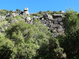 160+ Year old supporting walls of the Bains Kloof Pass road