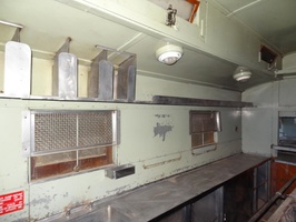 Matjiesfontein - kitchen in old railway carriage