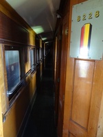 Matjiesfontein - inside old railway carriage
