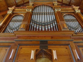 Inside the NG Church at Sutherland - Old Organ pipes