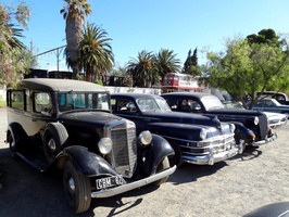 Vintage cars at Matjiesfontein
