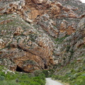 Closer view of the caves
