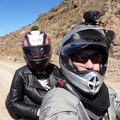 Us along the road - you can see my Drift HD actioncam on my helmet