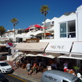 Busy cafes at Camps Bay