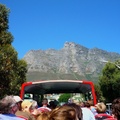 Coming into Camps Bay we see the Cable Car Station high above us on the mountain