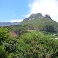 On the woodcutter's path down to Hout Bay we see stunning views of the Orange Kloof Forest and Eagle's Nest peak