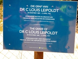 Dr C Louis Leipoldt's Grave on Pakhuis Pass