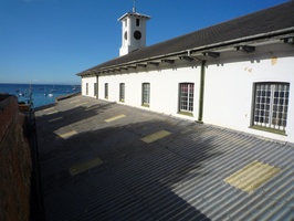 SA Navy Museum Simon's Town - Outside of Museum with Clock Tower