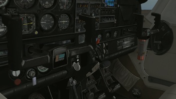 Piper PA-32R in X-Plane with full 3-D cockpit controls