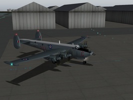 Schackleton at Ysterplaat AFB in X-Plane