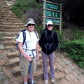 Danie and Odette at start of hike
