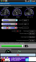 BatterChecker Widget - latest version showing new information shown on my Galaxy Tab