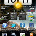 My current Android Homescreen after upgrade to Froyo