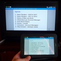 Testing TV Out cable with Galaxy Tab and a Microsoft Presentations