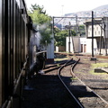 Locomotive all steamed up and ready to depart