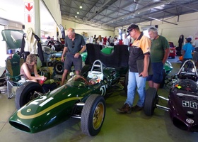 Classic race cars at Killarney Race Track