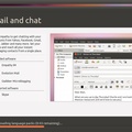 Ubuntu 10.10 Installation - Showing E-Mail and Chat Integration