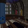 Harry Potter in Second Life - Inside the Dining Hall in Hogwarts School