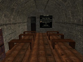 Harry Potter in Second Life - Professor Gillmore's classroom