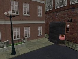 Harry Potter in Second Life - Entrance to Leakey Cauldron