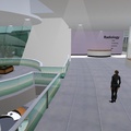 UK National Health Service on Second Life - Upstairs leading to treatment rooms