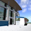 UK National Health Service on Second Life - Main entrance to virtual hospital