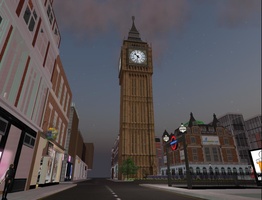 London's Big Ben in Second Life