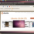 Ubuntu 10.4 Lucid Lynx - Classic Gnome Desktop on my Samsung NC10 Netbook