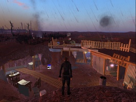 First World War Poetry Digital Archive on Second Life - View of trenches