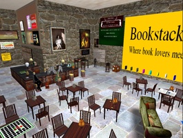 Bookstacks where book lovers meet in Second Life