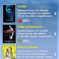 Rotten Tomatoes movie ratings on the iPhone