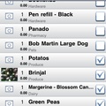 Grocery Gadget on the iPhone
