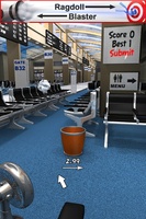Paper Toss game on the iPhone